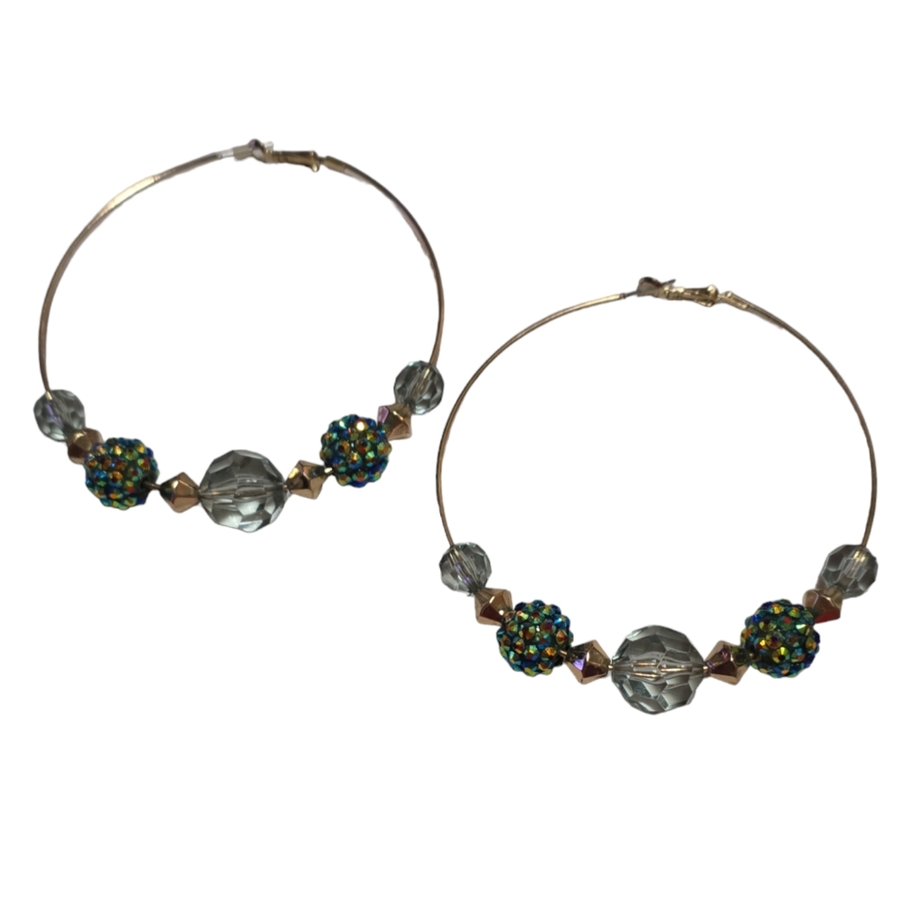 80s 3 Inch Jumbo Hoop Earrings